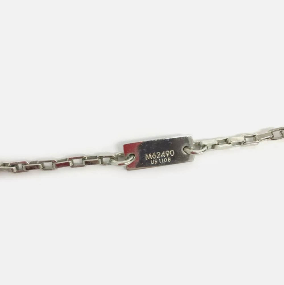 LOUIS VUITTON COLLIER DAMIER COLORS BLACK NECKLACE/E2525 - Picture 6 of 9